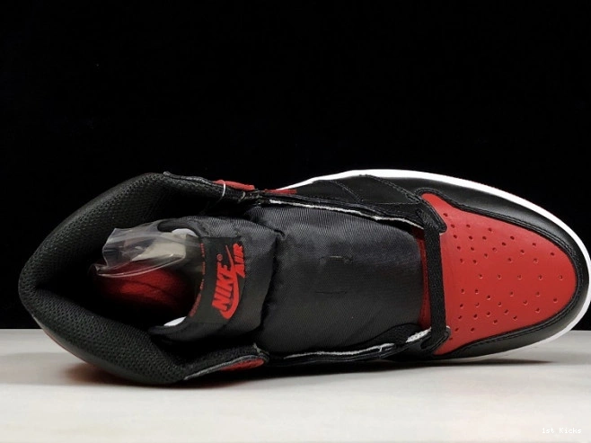 1st Kicks Shoes Banned Air 1 555088-001 High Jordan Retro OG 0725